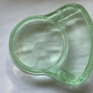 Vintage Uranium Green Depression Glass